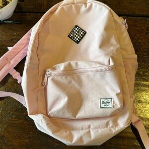 Herschel Pink Backpack in good condition with light use.